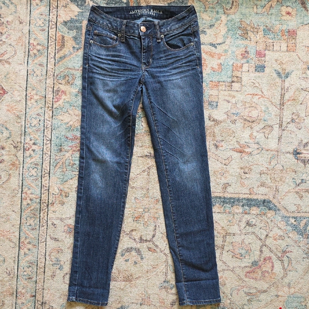 American Eagle Outfitters Indigo Skinny Jeans